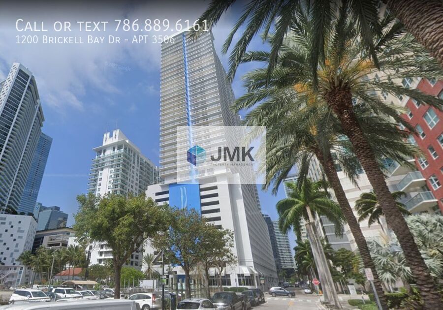 1 Bed / 1 Bath with Bay Views – Partially Furnished – Brickell – $2,800 property image
